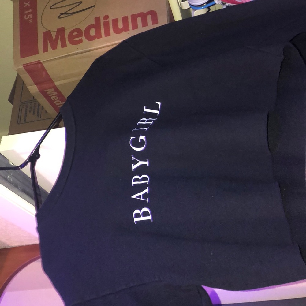 Babygirl Cropped Crewneck